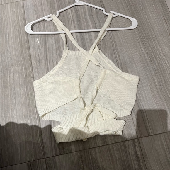 White knit top - Picture 2 of 2